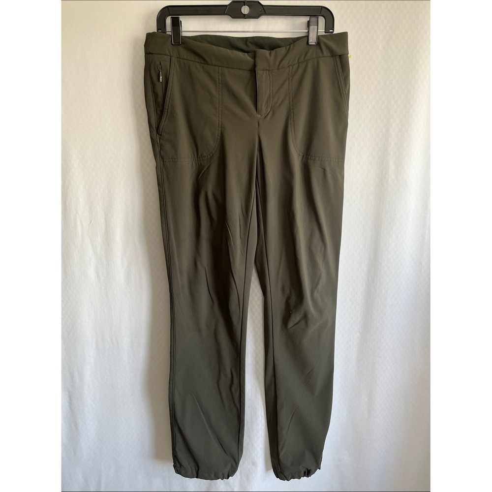 Athleta Jogger Pants Women's Size 10 Olive Green Stretch High-Rise